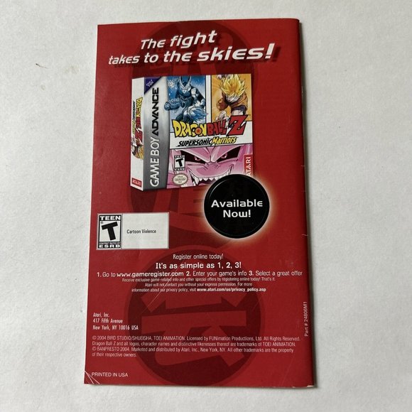 Nintendo GameCube Dragon Ball Z: Budokai Case + Manual Only-No Game-2003 collect - Picture 5 of 7